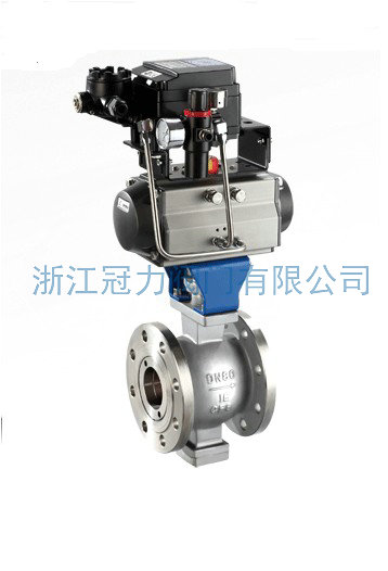 V型球閥：零部件少，使用操作方便！