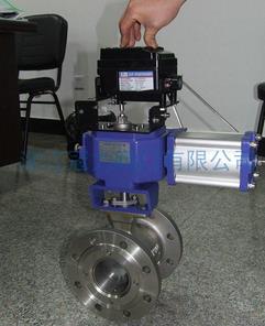 這就是V型調節球閥的強悍特點