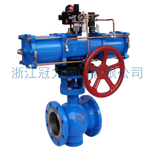 結構特點突出的法蘭式V型球閥